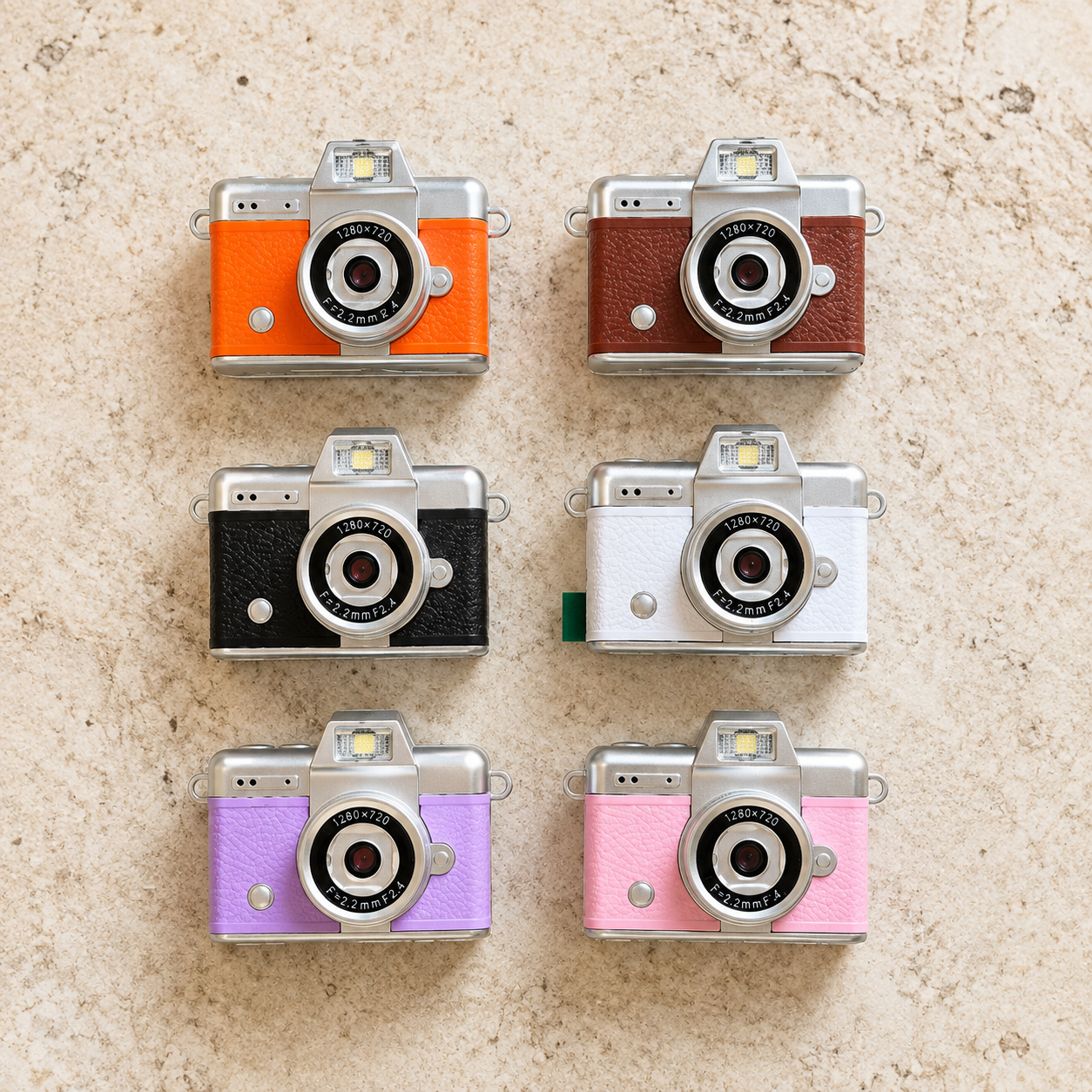 Mini flip digital keychain camera