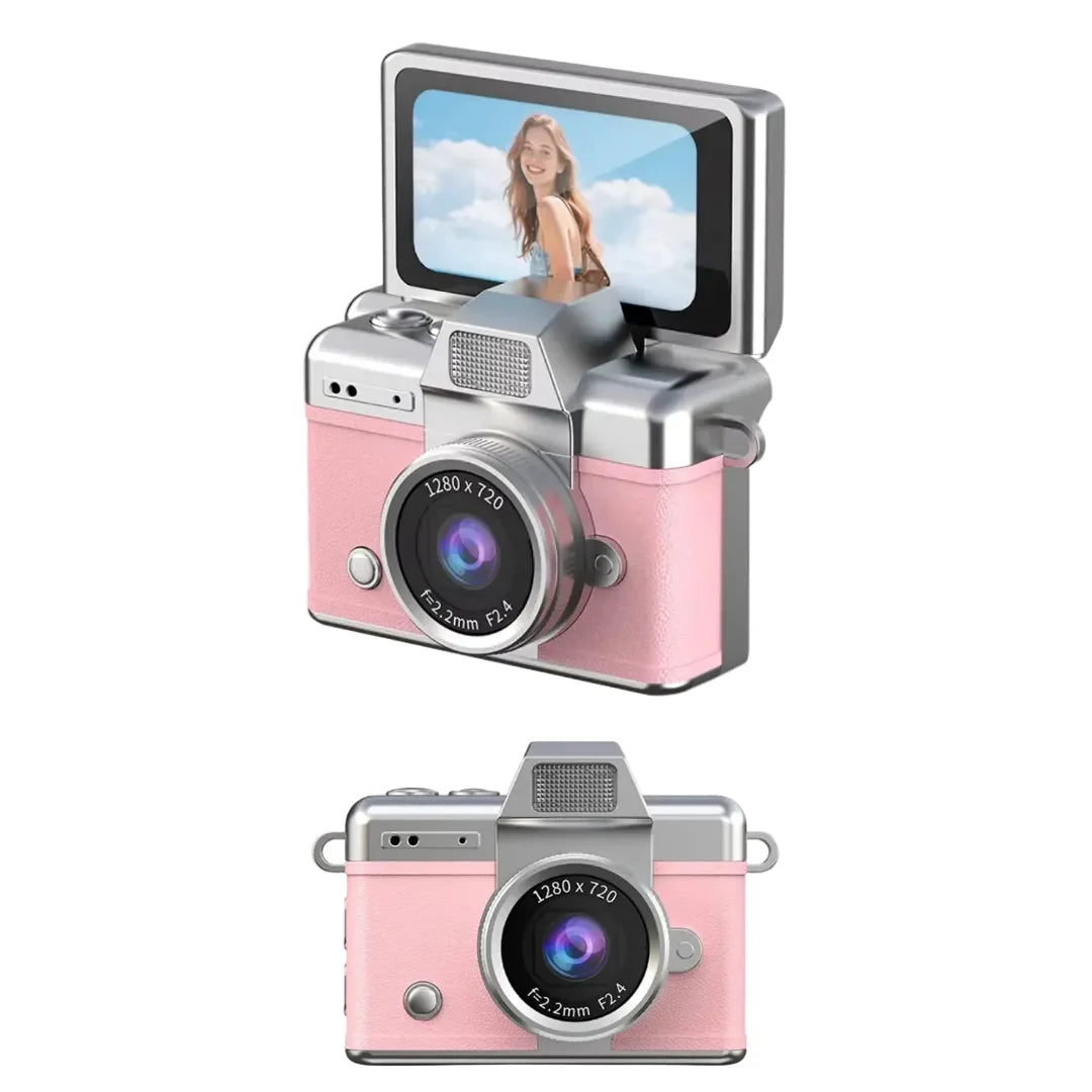 Mini flip digital keychain camera