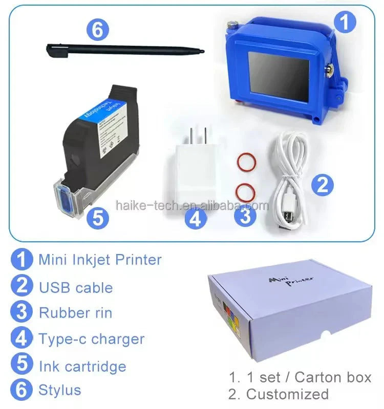 Mini Portable Inkjet Printer - Print Anywhere, Anytime!