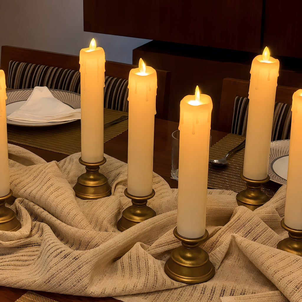 LED Pillar Candle With Stand