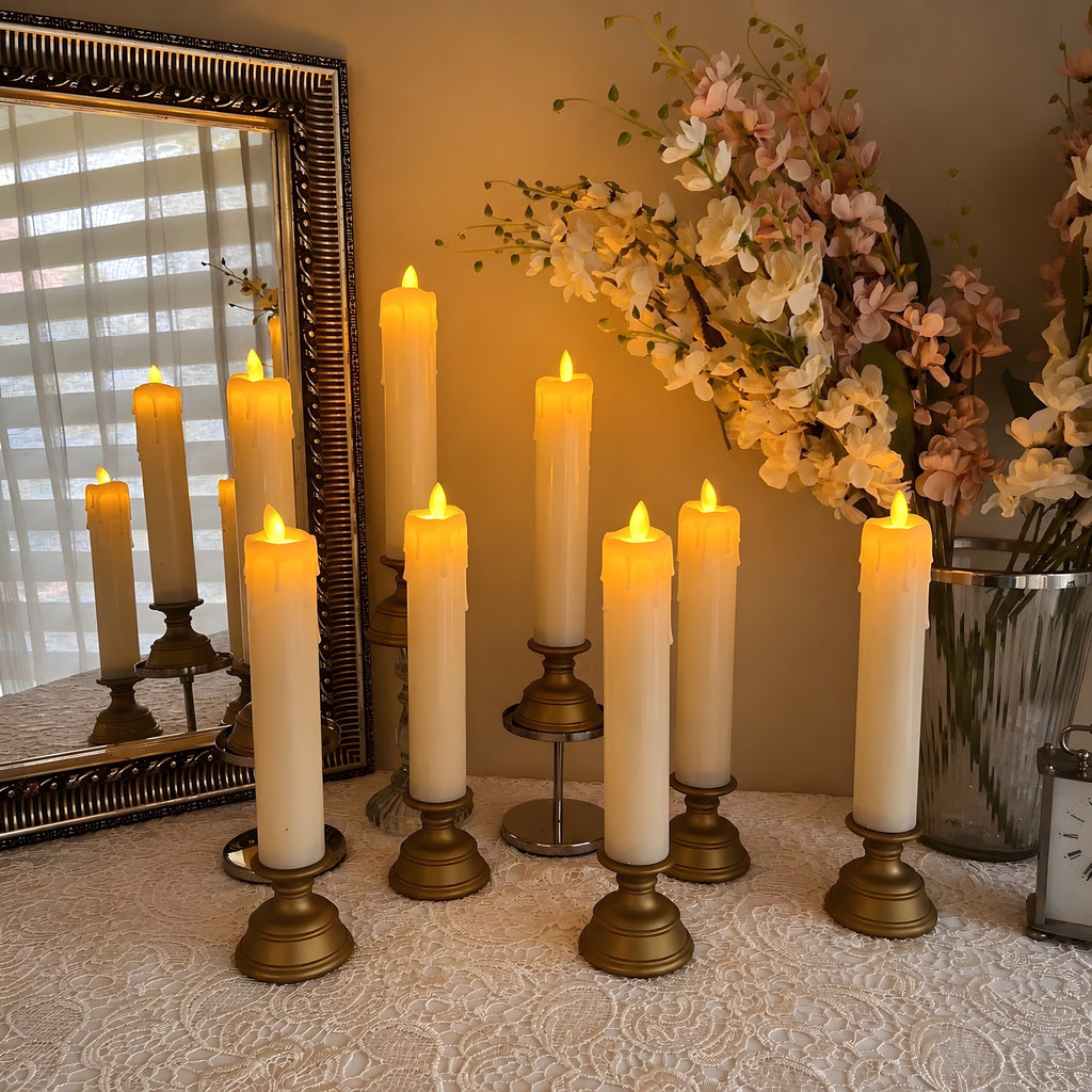 LED Pillar Candle With Stand