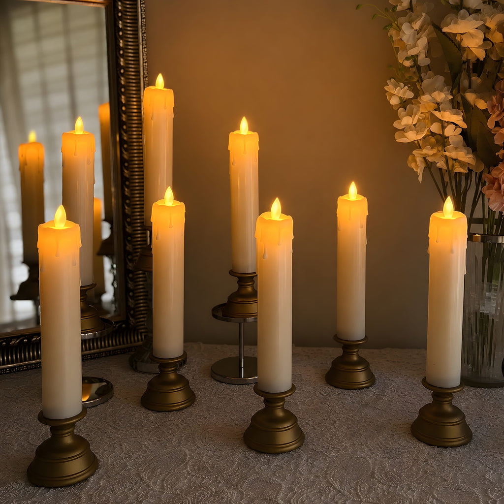LED Pillar Candle With Stand